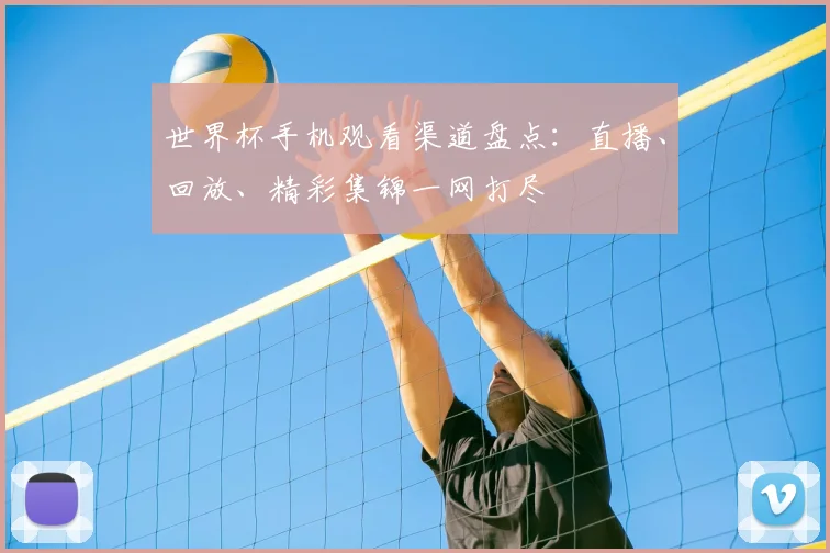 世界杯手机观看渠道盘点:直播、回放、精彩集锦一网打尽